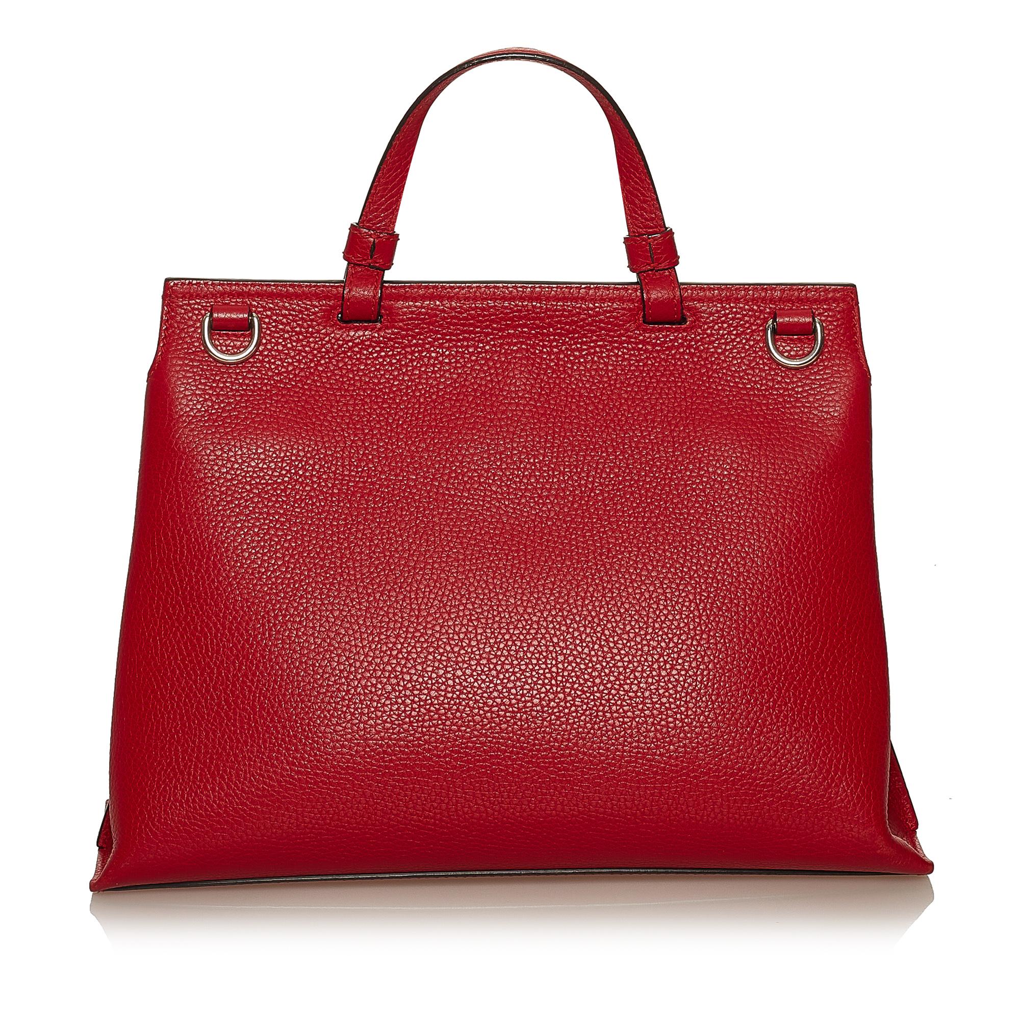 Gucci Bamboo Daily Leather Satchel (SHG-29539)