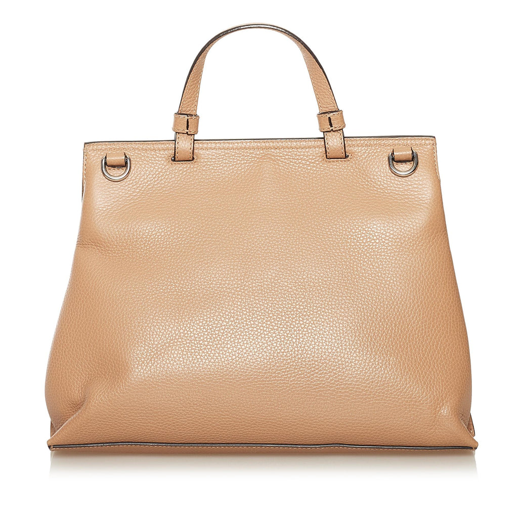 Gucci Bamboo Daily Leather Satchel (SHG-34552)