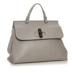 Gucci Bamboo Daily Leather Satchel (SHG-37212)