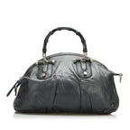 Gucci Bamboo Dialux Pop Satchel (SHG-PgirdF)