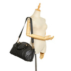 Gucci Bamboo Dialux Pop Satchel (SHG-PgirdF)