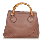 Gucci Bamboo Diana Leather Handbag (SHG-31981)