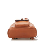 Gucci Bamboo Drawstring Leather Backpack (SHG-18102)