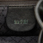 Gucci Bamboo Drawstring Leather Backpack (SHG-22300)