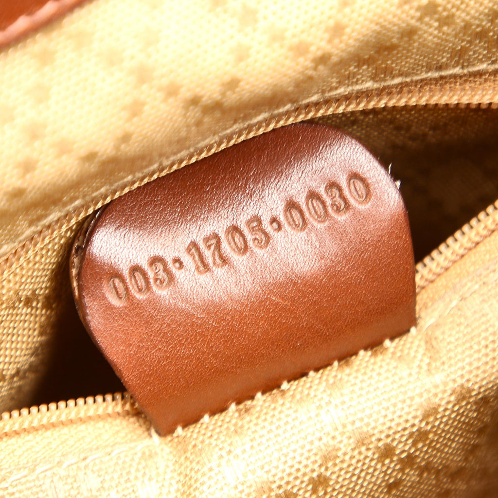 Gucci Bamboo Drawstring Leather Backpack (SHG-22401)