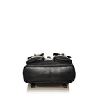 Gucci Bamboo Drawstring Leather Backpack (SHG-29212)