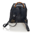 Gucci Bamboo Drawstring Leather Backpack (SHG-34142)
