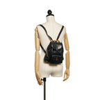 Gucci Bamboo Drawstring Leather Backpack (SHG-34142)