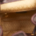 Gucci Bamboo Drawstring Leather Backpack (SHG-34969)