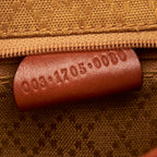 Gucci Bamboo Drawstring Leather Backpack (SHG-36155)