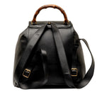 Gucci Bamboo Drawstring Leather Backpack (SHG-b7jhdk)