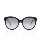 Gucci Bamboo Effect Interlocking G Round Cat Eye Sunglasses (SHF-J46BDC)