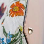 Gucci Bamboo Flora Canvas Handbag (SHG-17799)