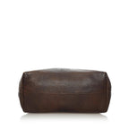 Gucci Bamboo GG Canvas Crafty Handbag (SHG-28907)