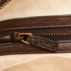 Gucci Bamboo GG Canvas Crafty Handbag (SHG-28907)