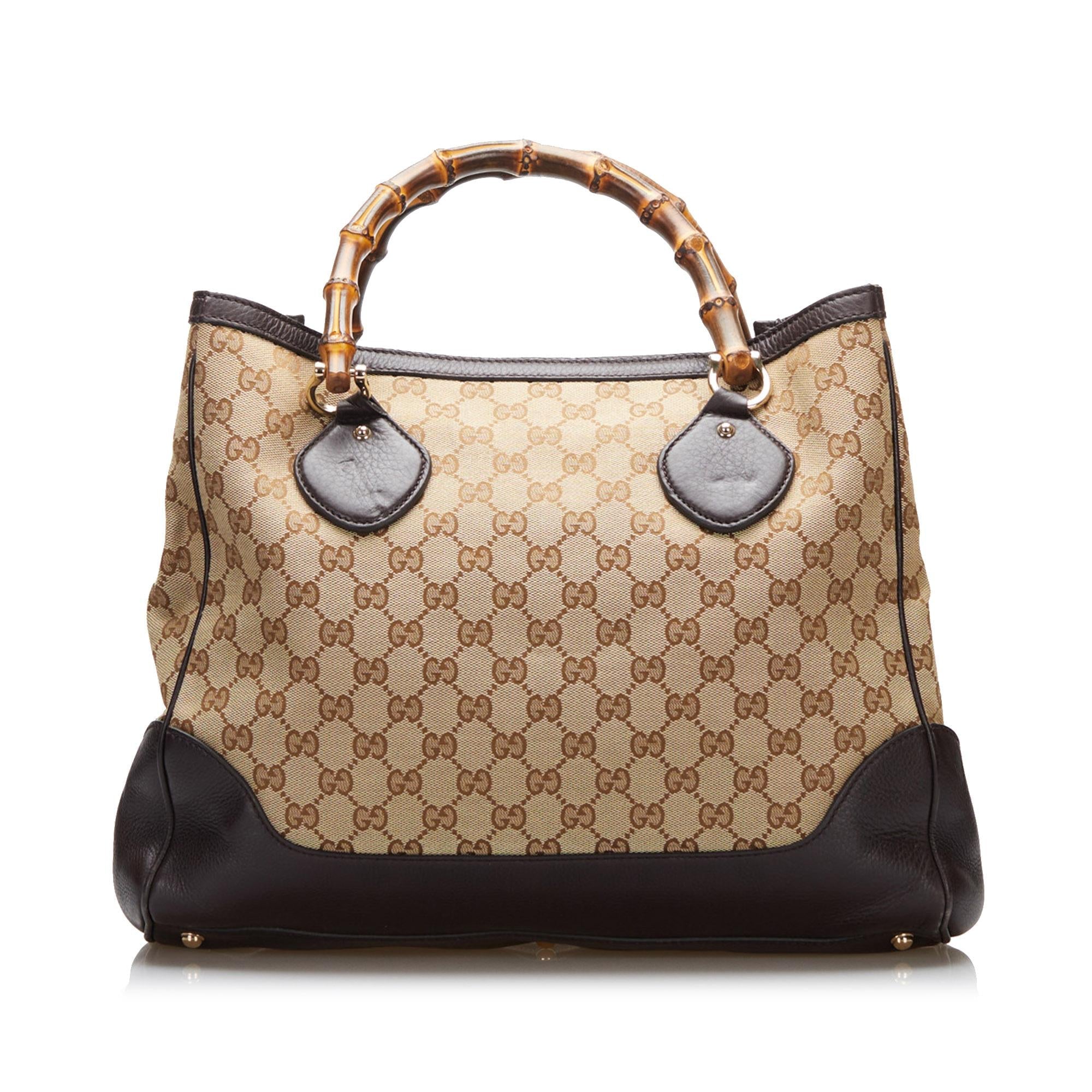Gucci Bamboo GG Canvas Diana (SHG-z4bsLw)