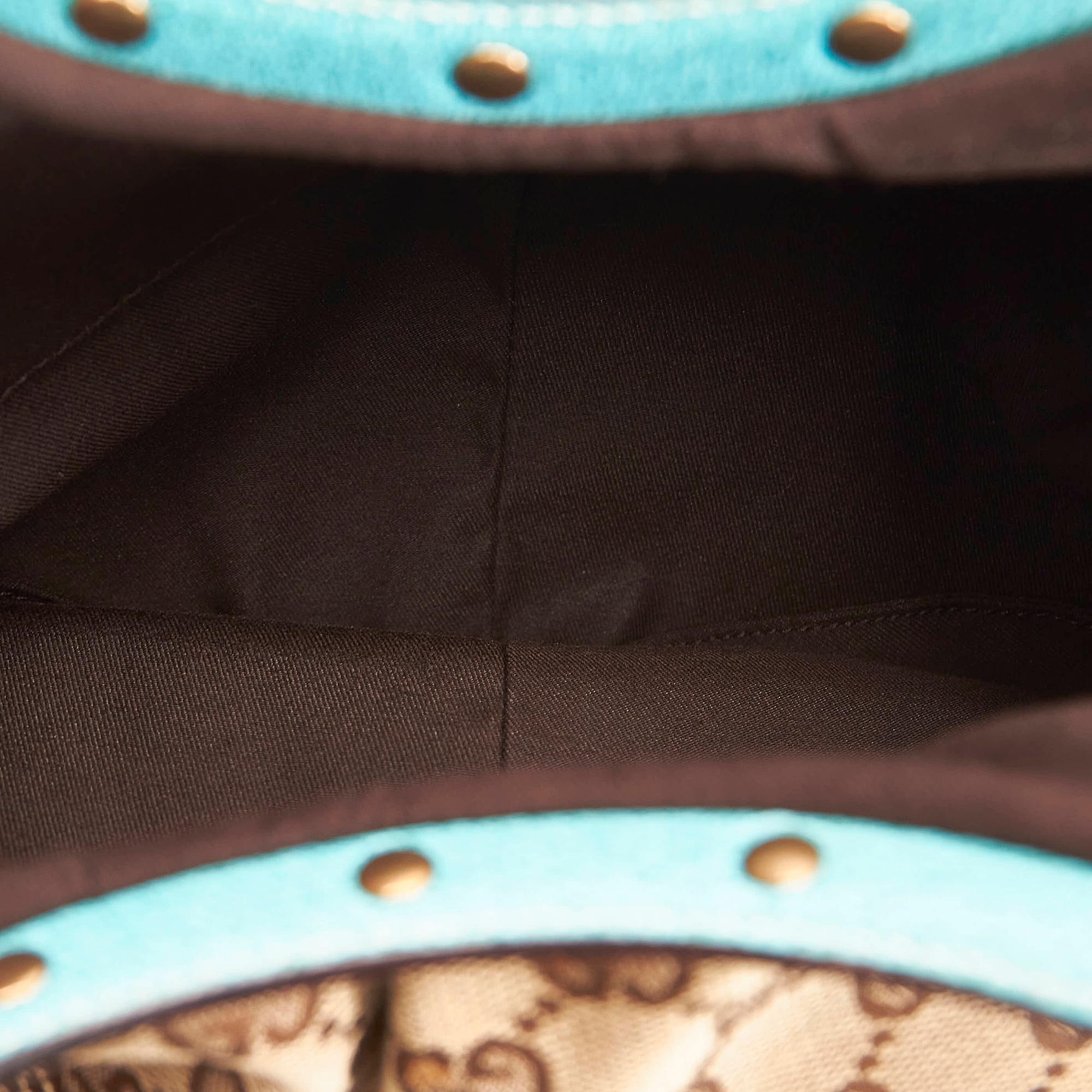 Gucci Bamboo GG Canvas Handbag (SHG-30313)