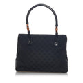 Gucci Bamboo GG Canvas Handbag (SHG-34884)