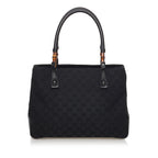Gucci Bamboo GG Canvas Handbag (SHG-oMcH0c)