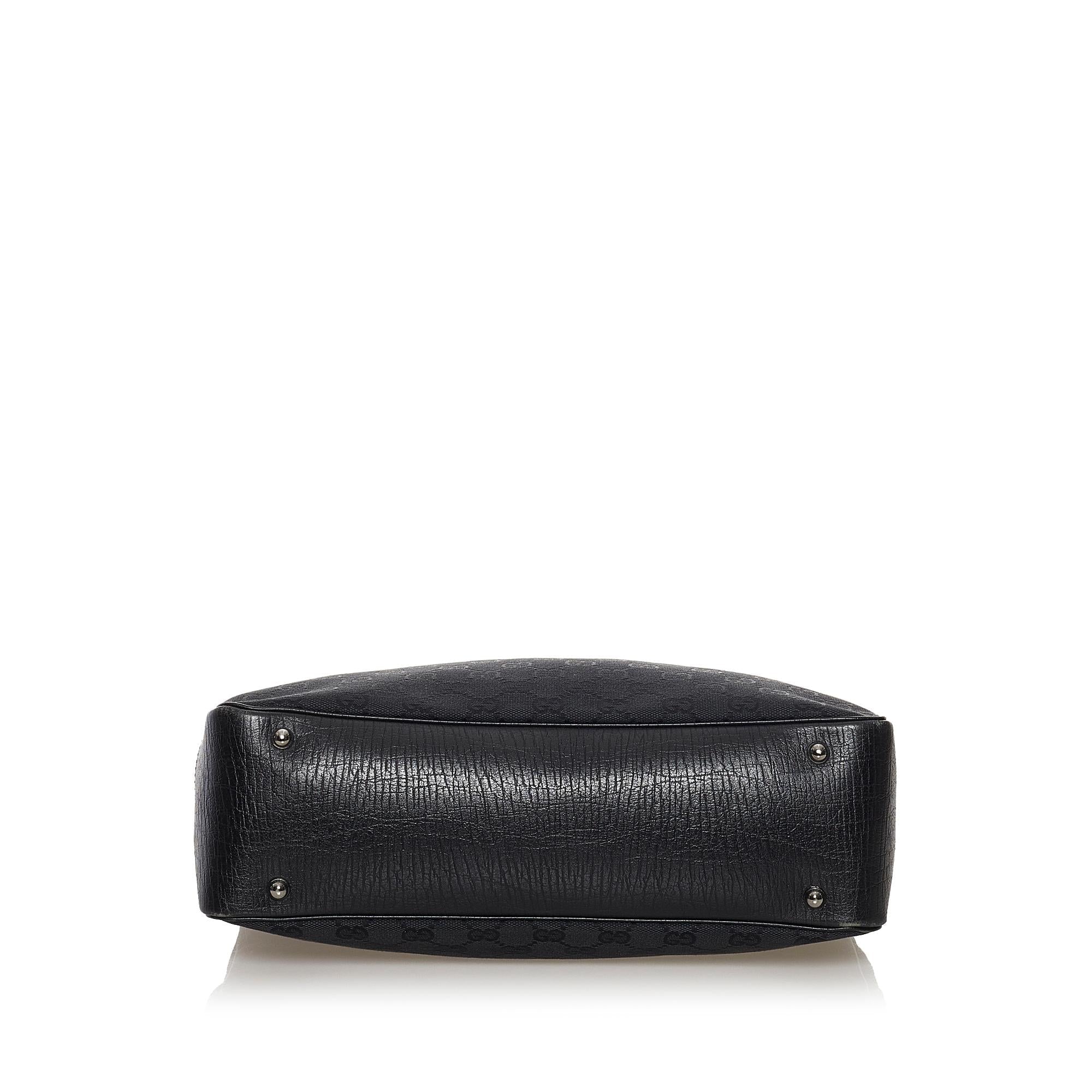 Gucci Bamboo GG Canvas Handbag (SHG-oMcH0c)