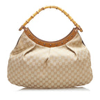 Gucci Bamboo GG Canvas Hobo (SHG-LcTL5C)