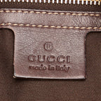 Gucci Bamboo GG Canvas Peggy Satchel (SHG-27270)