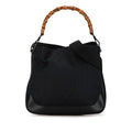 Gucci Bamboo GG Canvas Satchel (SHG-gPmmq9)