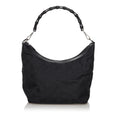 Gucci Bamboo GG Canvas Shoulder Bag (SHG-30713)