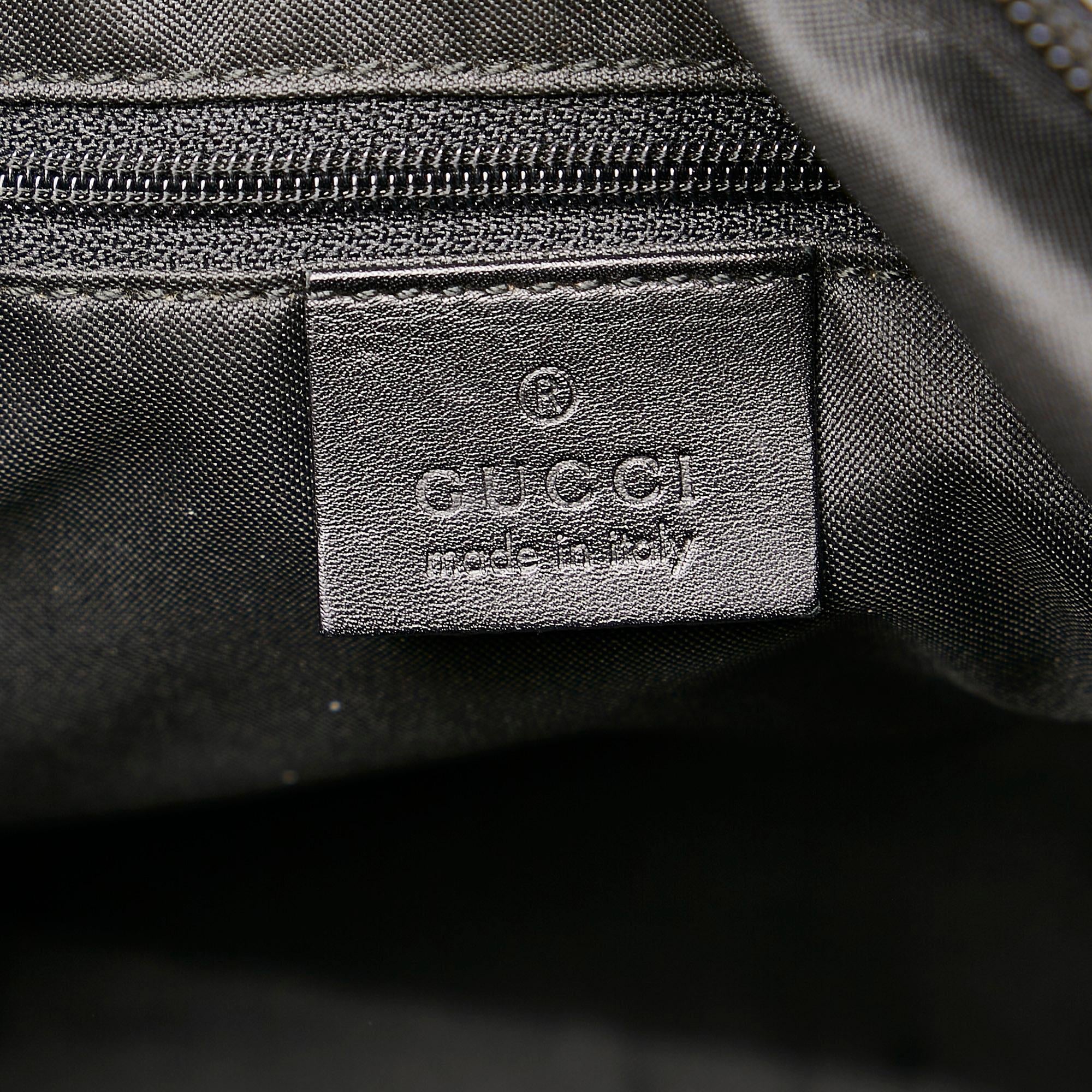 Gucci Bamboo GG Canvas Shoulder Bag (SHG-30713)
