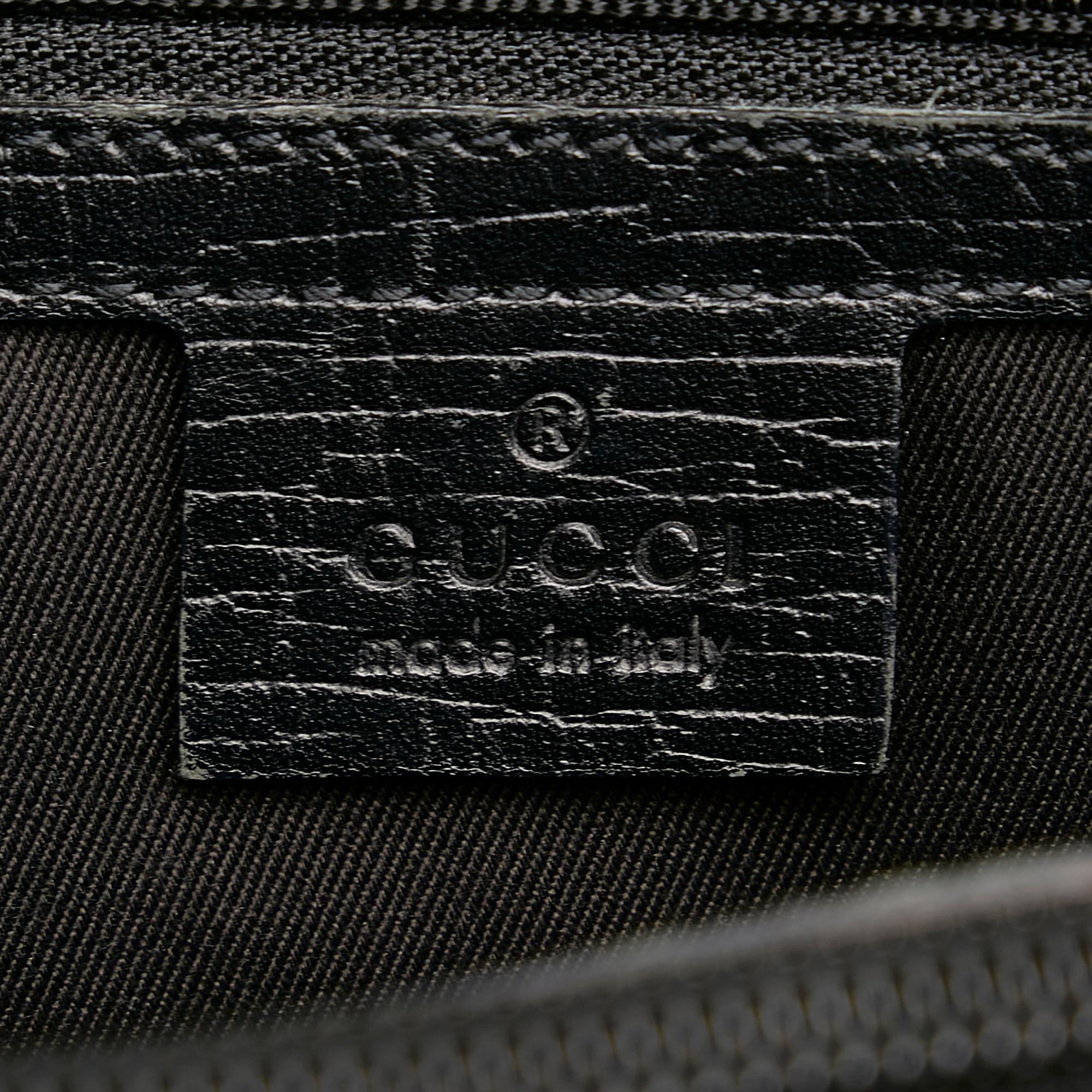 Gucci Bamboo GG Canvas Shoulder Bag (SHG-33007)
