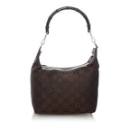 Gucci Bamboo GG Canvas Shoulder Bag (SHG-ejITql)