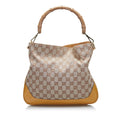 Gucci Bamboo GG Canvas Web Satchel (SHG-BEtU6T)