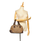 Gucci Bamboo Horsebit Canvas Handbag (SHG-31684)