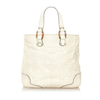 Gucci Bamboo Horsebit Leather Tote Bag (SHG-27252)