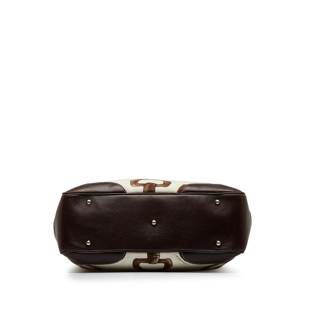 Gucci Bamboo Horsebit Tote (SHG-S7HTdu)