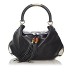 Gucci Bamboo Indy Leather Hobo Bag (SHG-29680)