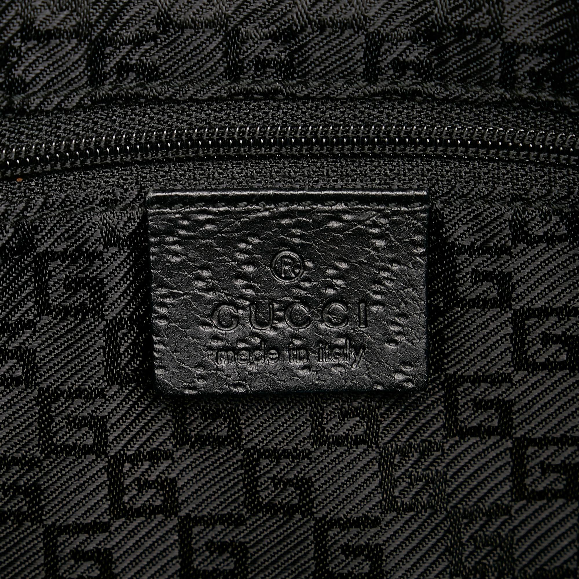 Gucci Bamboo Jackie Canvas Shoulder Bag (SHG-32753)