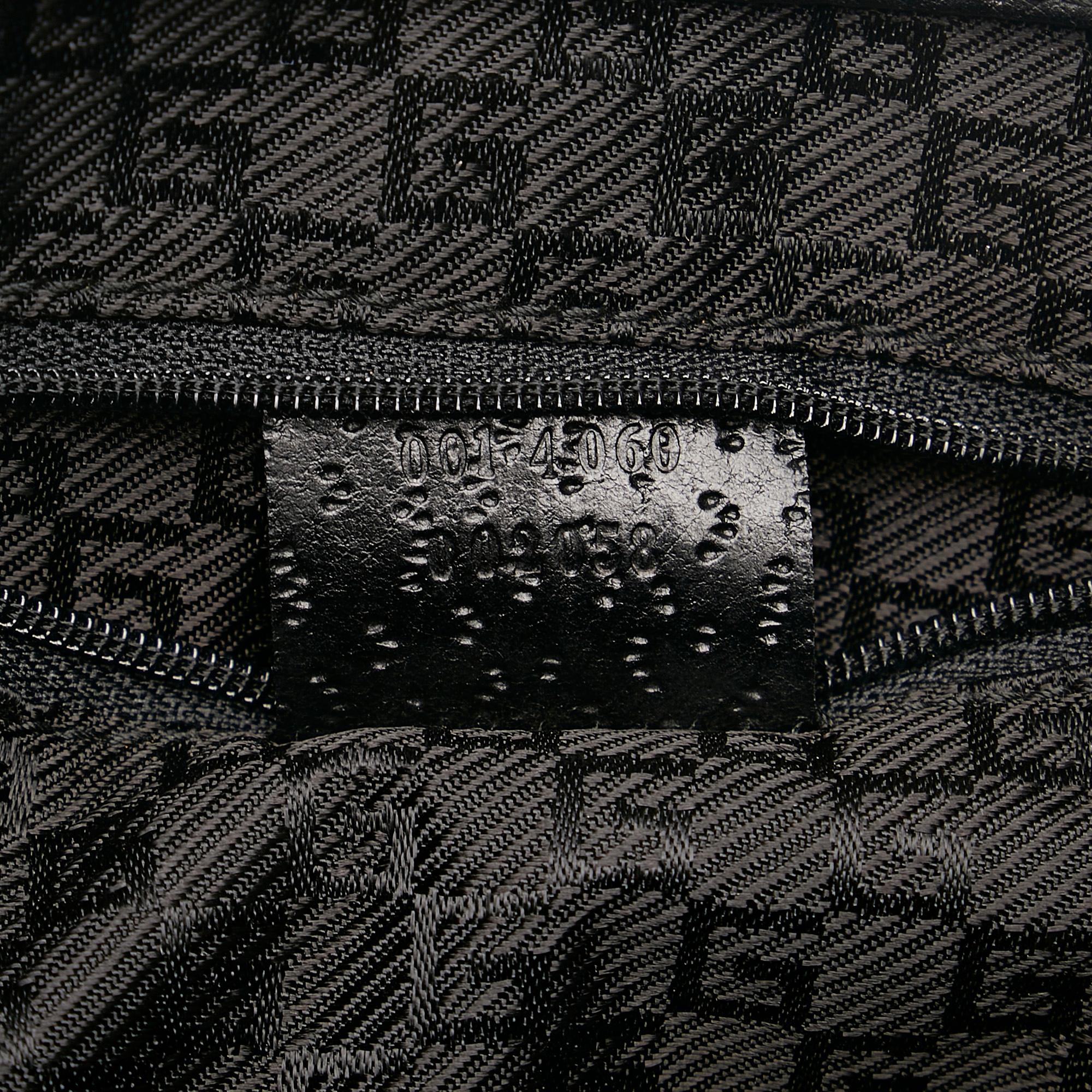 Gucci Bamboo Jackie Canvas Shoulder Bag (SHG-34844)