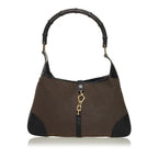 Gucci Bamboo Jackie Canvas Shoulder Bag (SHG-34844)