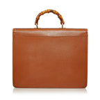 Gucci Bamboo Leather Business Bag (SHG-35046)