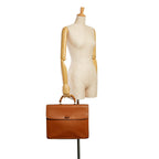 Gucci Bamboo Leather Business Bag (SHG-35046)