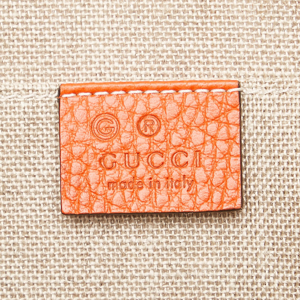 Gucci Bamboo Leather Clutch Bag (SHG-30712)