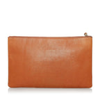 Gucci Bamboo Leather Clutch Bag (SHG-31194)