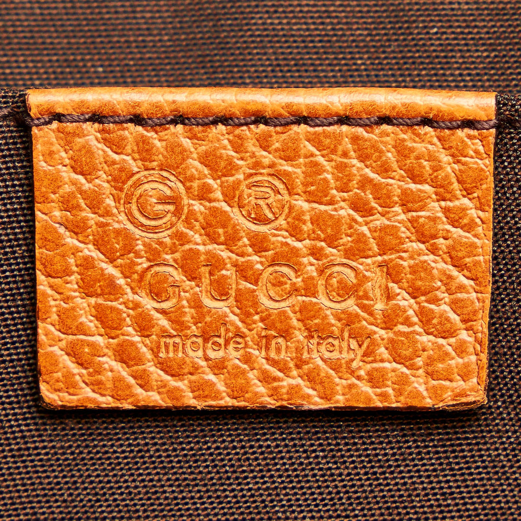 Gucci Bamboo Leather Clutch Bag (SHG-31194)