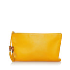 Gucci Bamboo Leather Clutch Bag (SHG-32063)