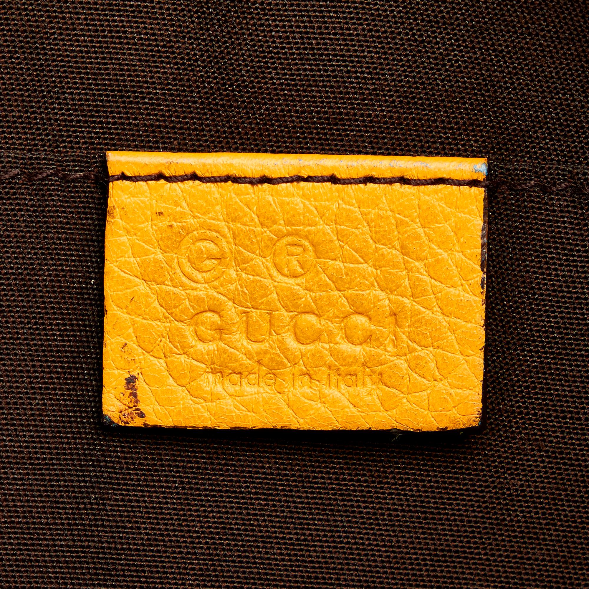 Gucci Bamboo Leather Clutch Bag (SHG-32063)