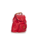 Gucci Bamboo Leather Drawstring Mini Backpack (SHG-HWMiaE)