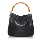 Gucci Bamboo Leather Satchel (SHG-29138)