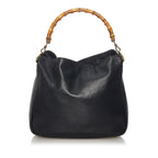 Gucci Bamboo Leather Satchel (SHG-29138)