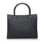 Gucci Bamboo Leather Satchel (SHG-29851)